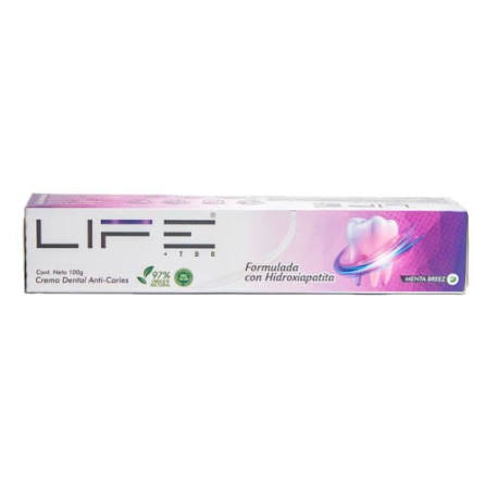 PASTA DENTAL LIFE HIDROXIAPATITA SIN FLUOR 100GR